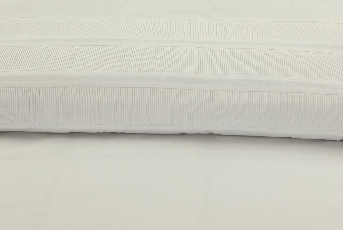 100% Cotton Percale Duvet Cover Set Bali | Cream | King Long - 240cm (W) x 220cm (L) - The Bedding & Blankets Store
