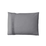 100% Cotton Percale Duvet Cover Set Bali | Grey | King Long - 240cm (W) x 220cm (L) - The Bedding & Blankets Store
