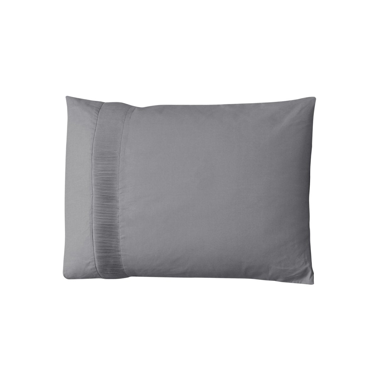 100% Cotton Percale Duvet Cover Set Bali | Grey | King Long - 240cm (W) x 220cm (L) - The Bedding & Blankets Store