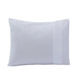 100% Cotton Percale Duvet Cover Set Bali | White | King Long - 240cm (W) x 220cm (L) - The Bedding & Blankets Store