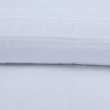 100% Cotton Percale Duvet Cover Set Bali | White | King Long - 240cm (W) x 220cm (L) - The Bedding & Blankets Store