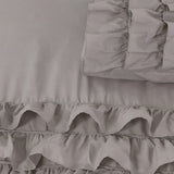 100% Cotton Percale Duvet Cover Set Cyprus | Taupe | Double - 200cm (W) x 220cm (L) - The Bedding & Blankets Store