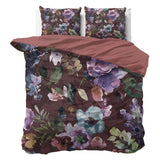 100% Cotton Sateen Duvet Cover Set Anne | Purple | Single - 140cm (W) x 220cm (L) - The Bedding & Blankets Store