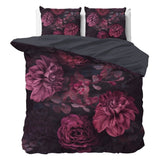 100% Cotton Sateen Duvet Cover Set Canberra | Red | Single - 140cm (W) x 220cm (L) - The Bedding & Blankets Store