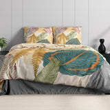 100% Cotton Sateen Duvet Cover Set Daisy | Multicolour | Single - 140cm (W) x 220cm (L) - The Bedding & Blankets Store