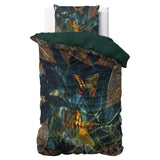 100% Cotton Sateen Duvet Cover Set Dark Rises | Black | Single - 140cm (W) x 220cm (L) - The Bedding & Blankets Store