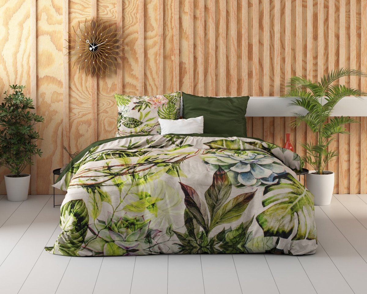 100% Cotton Sateen Duvet Cover Set Destiny | White | Single - 140cm (W) x 220cm (L) - The Bedding & Blankets Store