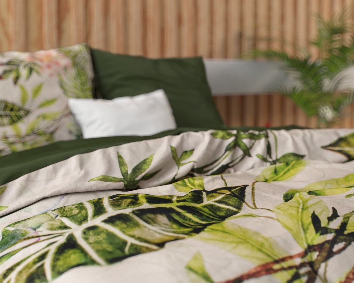 100% Cotton Sateen Duvet Cover Set Destiny | White | Single - 140cm (W) x 220cm (L) - The Bedding & Blankets Store