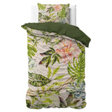 100% Cotton Sateen Duvet Cover Set Destiny | White | Single - 140cm (W) x 220cm (L) - The Bedding & Blankets Store