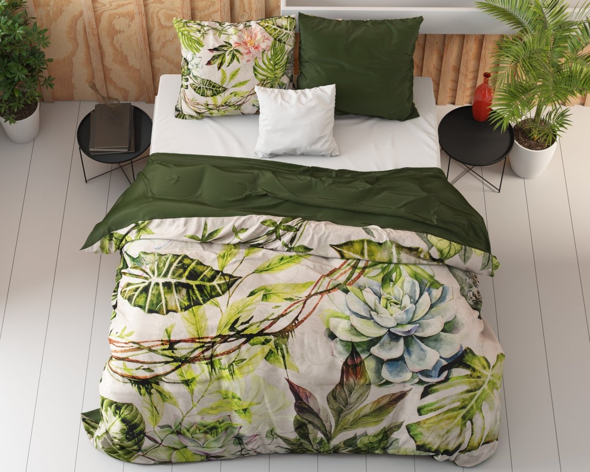 100% Cotton Sateen Duvet Cover Set Destiny | White | Single - 140cm (W) x 220cm (L) - The Bedding & Blankets Store