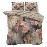 100% Cotton Sateen Duvet Cover Set Dreamy | Sand | Single - 140cm (W) x 220cm (L) - The Bedding & Blankets Store