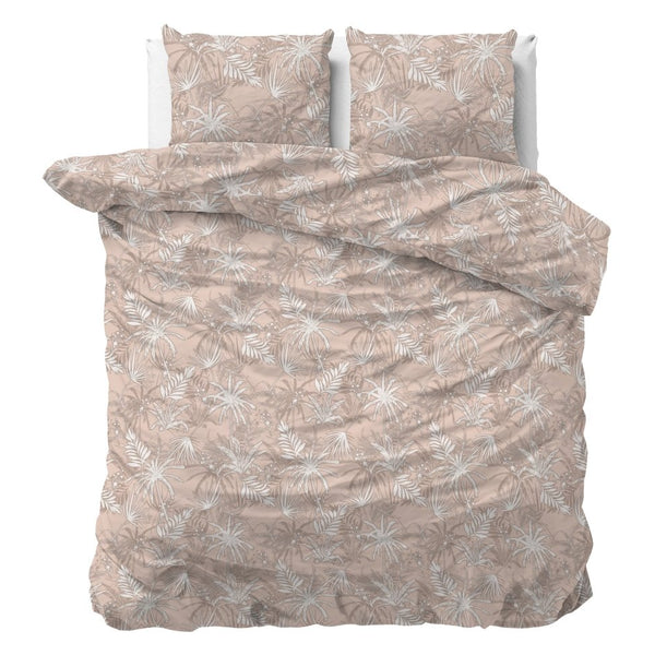 100% Cotton Sateen Duvet Cover Set Floor | White | Single - 140cm (W) x 220cm (L) - The Bedding & Blankets Store