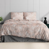 100% Cotton Sateen Duvet Cover Set Floor | White | Single - 140cm (W) x 220cm (L) - The Bedding & Blankets Store