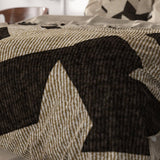 100% Cotton Sateen Duvet Cover Set Gaby | Taupe | Single - 140cm (W) x 220cm (L) - The Bedding & Blankets Store
