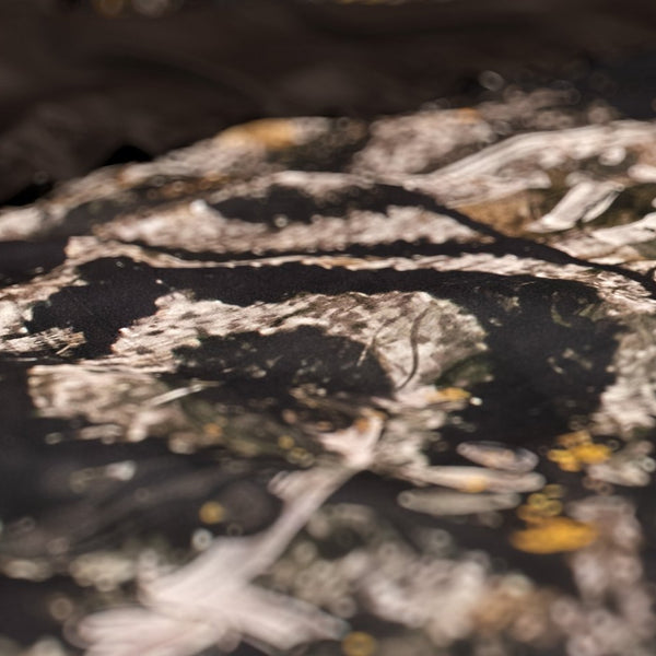 100% Cotton Sateen Duvet Cover Set Granite | Black | Double - 200cm (W) x 220cm (L) - The Bedding & Blankets Store
