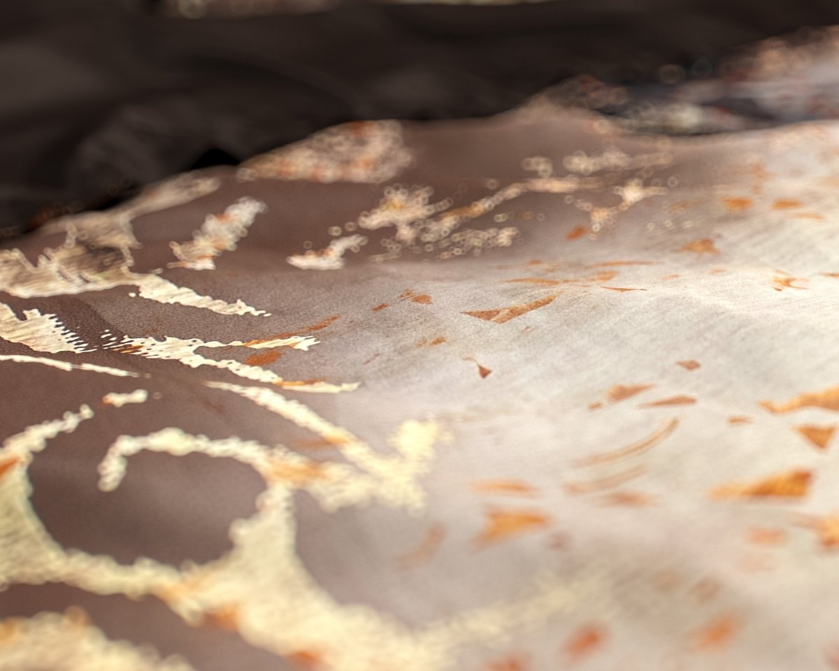 100% Cotton Sateen Duvet Cover Set Inferno | Taupe | Single - 140cm (W) x 220cm (L) - The Bedding & Blankets Store
