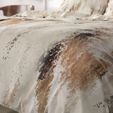 100% Cotton Sateen Duvet Cover Set Malvina | Blush Beige | Single - 140cm (W) x 220cm (L) - The Bedding & Blankets Store