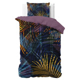 100% Cotton Sateen Duvet Cover Set Marina | Navy | Single - 140cm (W) x 220cm (L) - The Bedding & Blankets Store