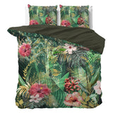100% Cotton Sateen Duvet Cover Set Mentha | Multicolour | Single - 140cm (W) x 220cm (L) - The Bedding & Blankets Store