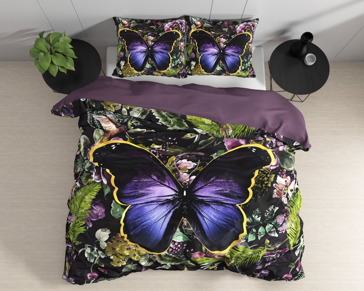 100% Cotton Sateen Duvet Cover Set Mosani | Teal | Single - 140cm (W) x 220cm (L) - The Bedding & Blankets Store