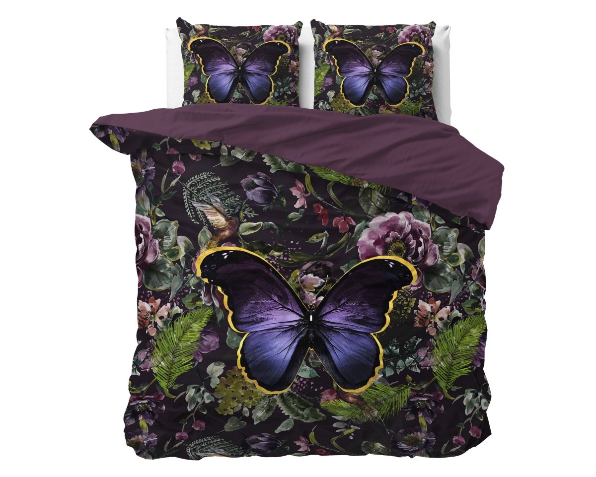 100% Cotton Sateen Duvet Cover Set Mosani | Teal | Single - 140cm (W) x 220cm (L) - The Bedding & Blankets Store