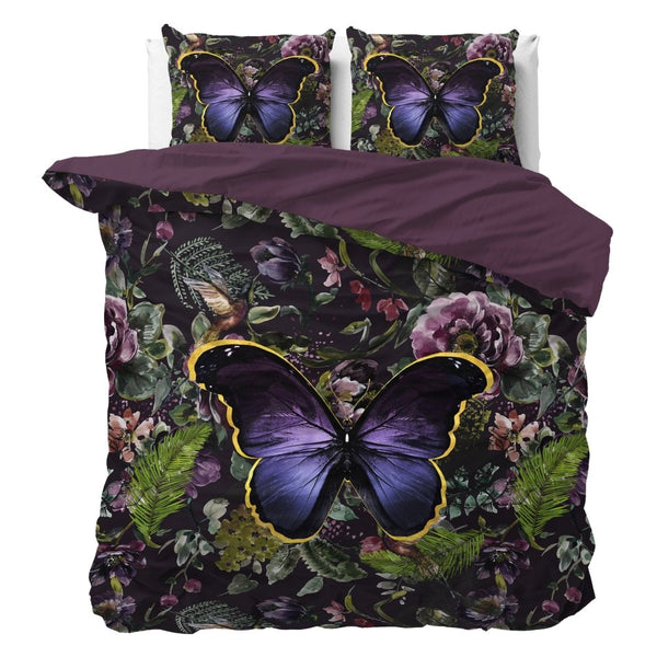 100% Cotton Sateen Duvet Cover Set Mosani | Teal | Single - 140cm (W) x 220cm (L) - The Bedding & Blankets Store