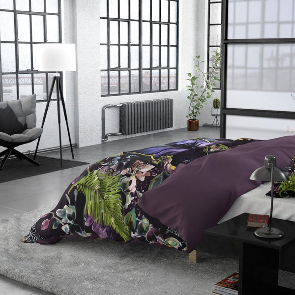 100% Cotton Sateen Duvet Cover Set Mosani | Teal | Single - 140cm (W) x 220cm (L) - The Bedding & Blankets Store