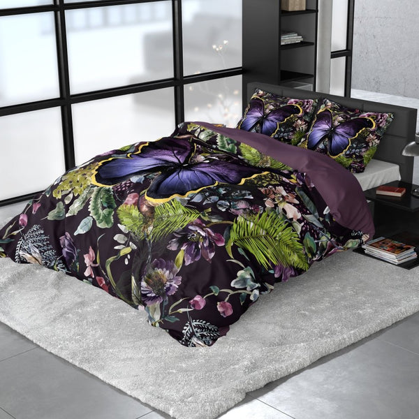 100% Cotton Sateen Duvet Cover Set Mosani | Teal | Single - 140cm (W) x 220cm (L) - The Bedding & Blankets Store