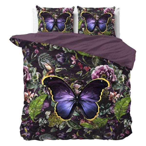 100% Cotton Sateen Duvet Cover Set Mosani | Teal | Single - 140cm (W) x 220cm (L) - The Bedding & Blankets Store