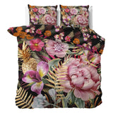 100% Cotton Sateen Duvet Cover Set Petal   | Pink | Single - 140cm (W) x 220cm (L) - The Bedding & Blankets Store