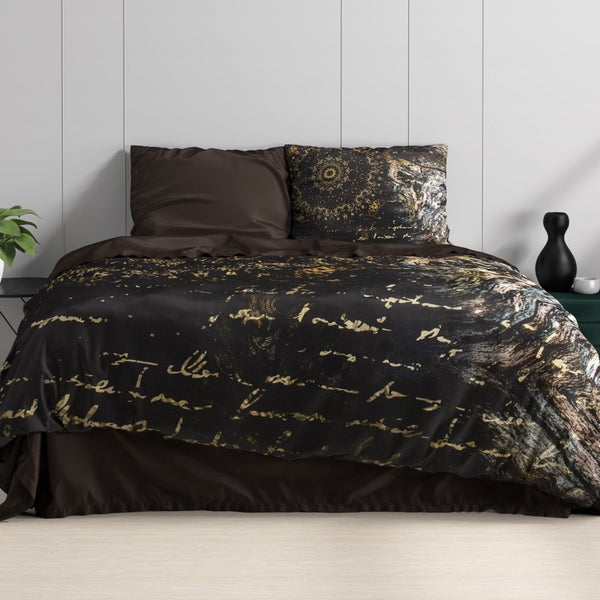 100% Cotton Sateen Duvet Cover Set Romero | Multicolour | Single - 140cm (W) x 220cm (L) - The Bedding & Blankets Store