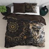 100% Cotton Sateen Duvet Cover Set Romero | Multicolour | Single - 140cm (W) x 220cm (L) - The Bedding & Blankets Store
