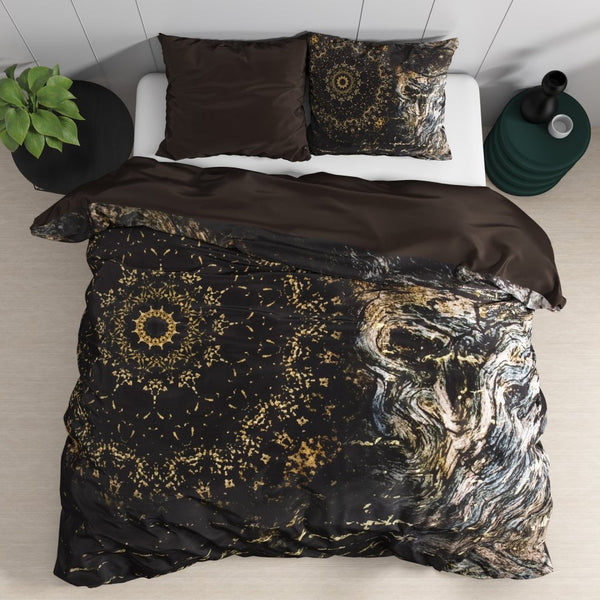 100% Cotton Sateen Duvet Cover Set Romero | Multicolour | Single - 140cm (W) x 220cm (L) - The Bedding & Blankets Store