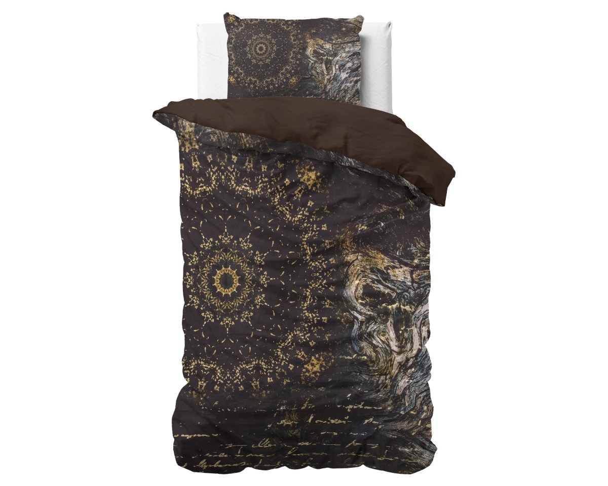100% Cotton Sateen Duvet Cover Set Romero | Multicolour | Single - 140cm (W) x 220cm (L) - The Bedding & Blankets Store