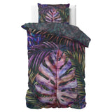 100% Cotton Sateen Duvet Cover Set Romina | Purple | Single - 140cm (W) x 220cm (L) - The Bedding & Blankets Store