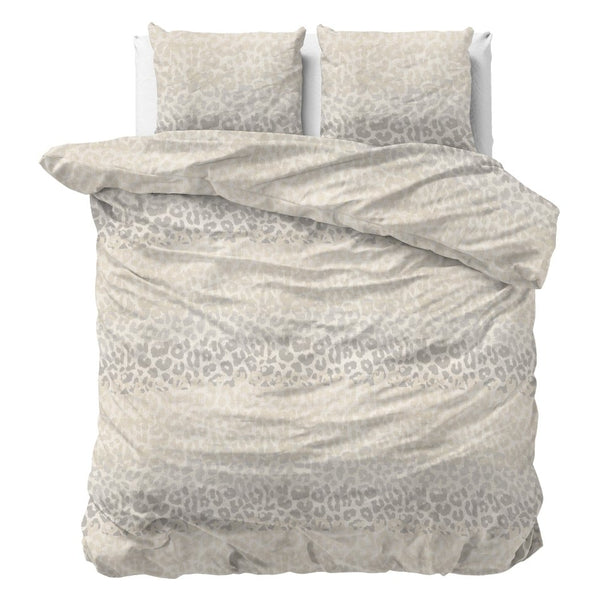 100% Cotton Sateen Duvet Cover Set Rosa | White | Double - 200cm (W) x 220cm (L) - The Bedding & Blankets Store
