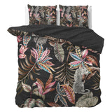 100% Cotton Sateen Duvet Cover Set Santino | Multicolour | Double - 200cm (W) x 220cm (L) - The Bedding & Blankets Store