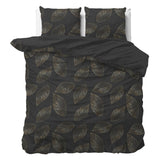 100% Cotton Sateen Duvet Cover Set Sergio | Brown | Double - 200cm (W) x 220cm (L) - The Bedding & Blankets Store