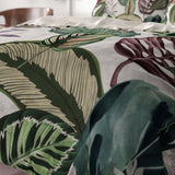 100% Cotton Sateen Duvet Cover Set Valentina | White | Double - 200cm (W) x 220cm (L) - The Bedding & Blankets Store