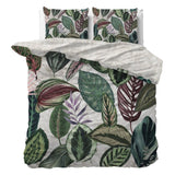 100% Cotton Sateen Duvet Cover Set Valentina | White | Double - 200cm (W) x 220cm (L) - The Bedding & Blankets Store