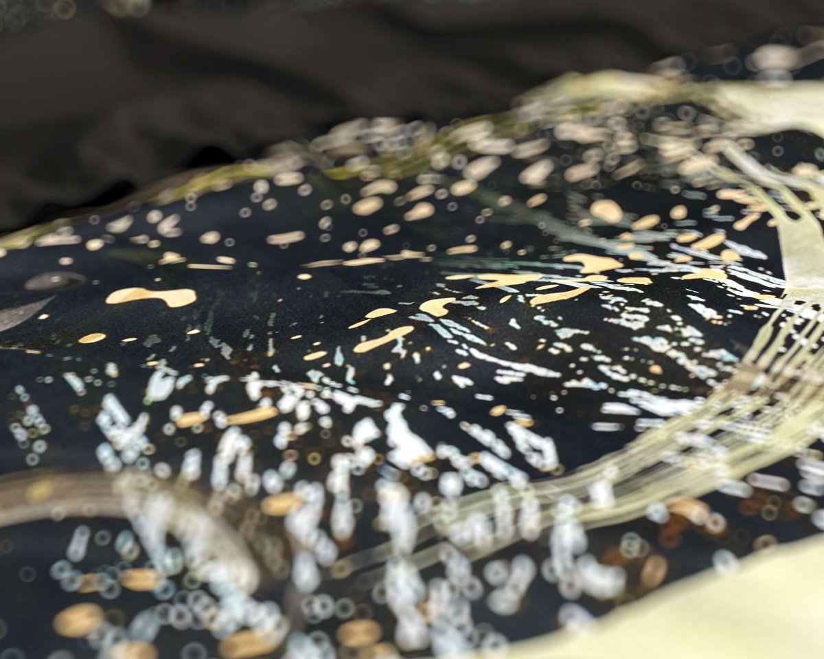 100% Cotton Sateen Duvet Cover Set Yasmin | Gold | King - 240cm (W) x 220cm (L) - The Bedding & Blankets Store