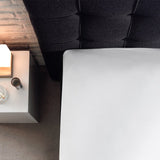 100% Cotton Split - Topper Fitted Sheet | White | Double 140 x 200cm (L) x 15cm (D) - The Bedding & Blankets Store