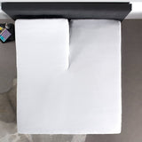 100% Cotton Split - Topper Fitted Sheet | White | Double 140 x 200cm (L) x 15cm (D) - The Bedding & Blankets Store