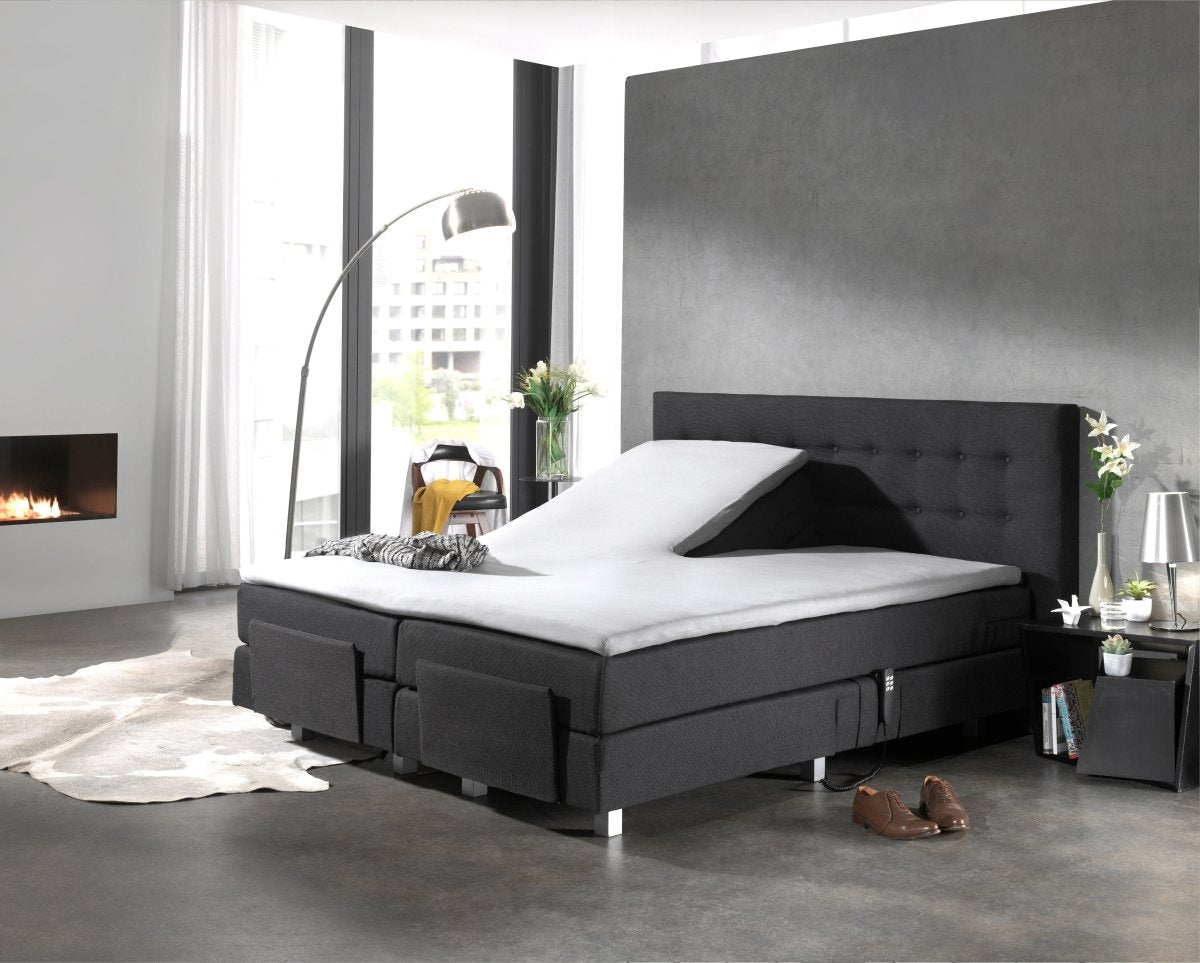 100% Cotton Split - Topper Fitted Sheet | White | Double 140 x 200cm (L) x 15cm (D) - The Bedding & Blankets Store