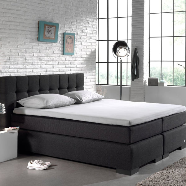 100% Cotton Split - Topper Fitted Sheet | White | Double 140 x 200cm (L) x 15cm (D) - The Bedding & Blankets Store