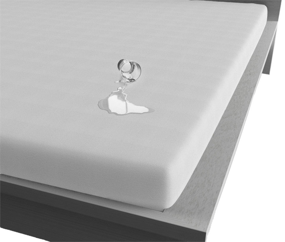 100% Cotton Waterproof Incontinence Fitted Mattress Protector Sheet | White | Super King 200cm (W) x 220cm (L) x 40cm (D) - The Bedding & Blankets Store