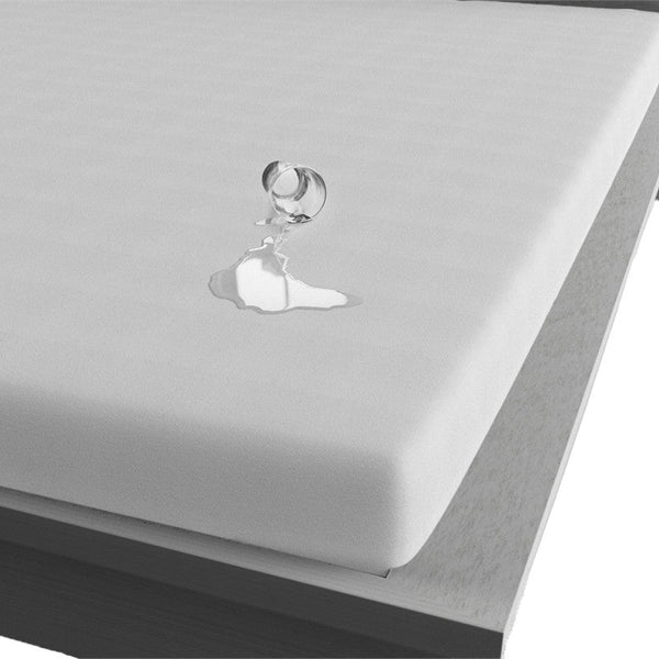 100% Cotton Waterproof Incontinence Fitted Mattress Protector Sheet | White | Super King 200cm (W) x 220cm (L) x 40cm (D) - The Bedding & Blankets Store