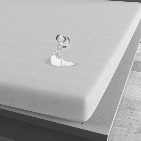 100% Cotton Waterproof Incontinence Fitted Mattress Protector Sheet | White | Super King 200cm (W) x 220cm (L) x 40cm (D) - The Bedding & Blankets Store