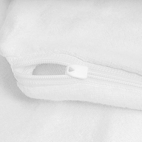 100% Cotton Waterproof Incontinence Pillowcase | White | 60cm x 70cm - The Bedding & Blankets Store