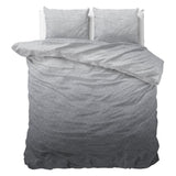 100% Flannel Cotton Duvet Cover Set Quinn | Anthracite | Single - 140cm (W) x 220cm (L) - The Bedding & Blankets Store